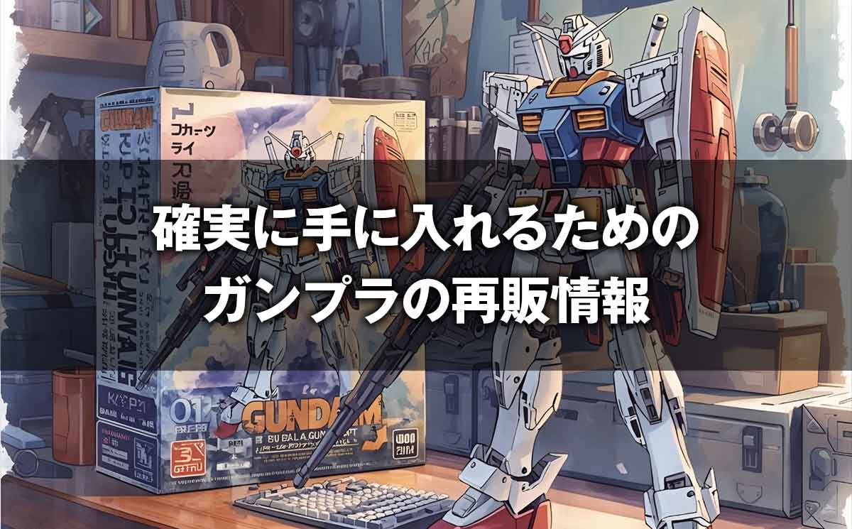 ガンプラ再販いつ？確実に手に入れるための3つの巡回ルート